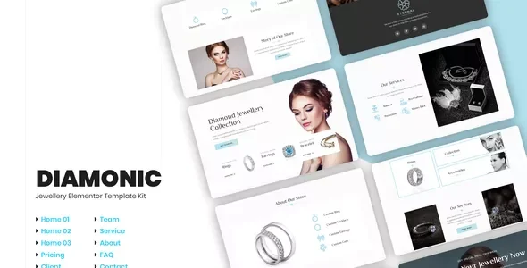 Diamonic - Jewellery Store Elementor Template Kit