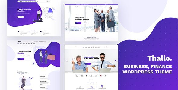 Thallo Theme – Consulting & Finance WordPress Website