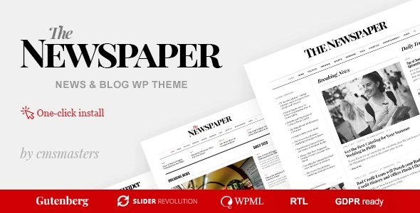 The Newspaper - News Magazine Editorial WP Theme