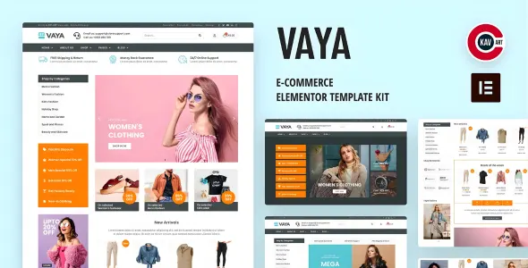 Vaya - E-commerce Elementor Template Kit